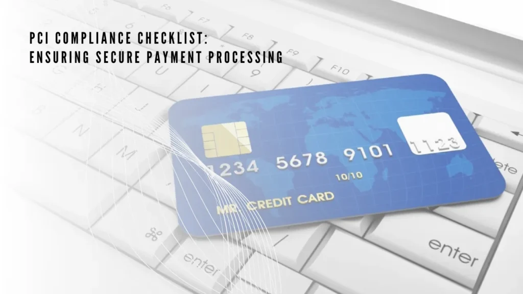 Checklist for PCI compliance