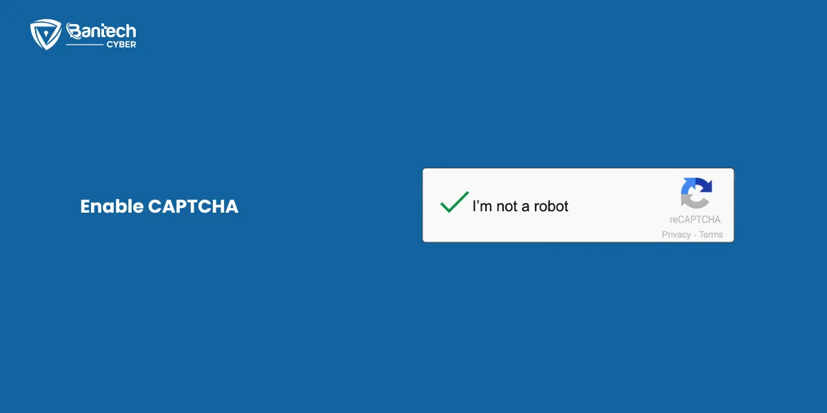 Enable CAPTCHA