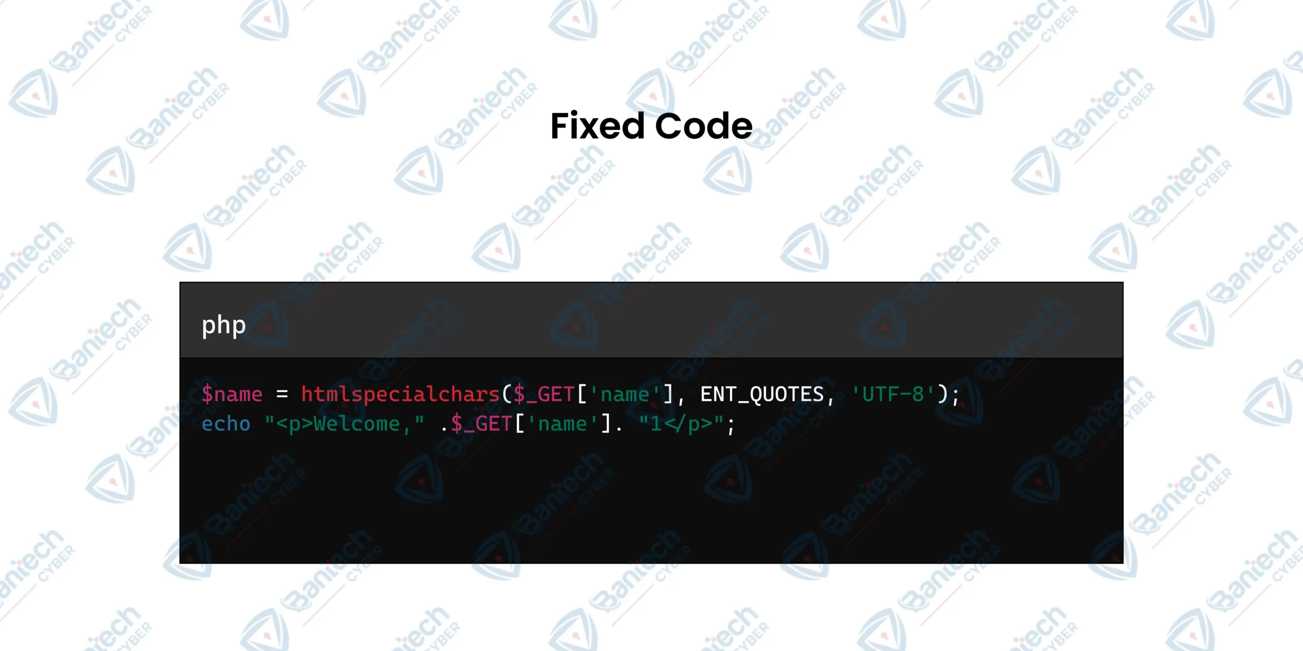 Fixed Code